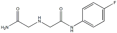 2-[(carbamoylmethyl)amino]-N-(4-fluorophenyl)acetamide Structure