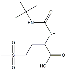 2-[(tert-butylcarbamoyl)amino]-4-methanesulfonylbutanoic acid