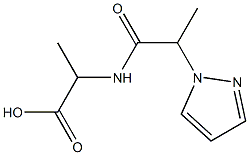 2-[2-(1H-pyrazol-1-yl)propanamido]propanoic acid