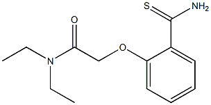  2-[2-(aminocarbonothioyl)phenoxy]-N,N-diethylacetamide