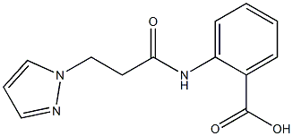 2-[3-(1H-pyrazol-1-yl)propanamido]benzoic acid