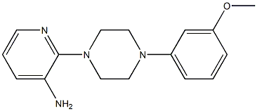 2-[4-(3-methoxyphenyl)piperazin-1-yl]pyridin-3-amine Struktur