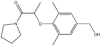  2-[4-(hydroxymethyl)-2,6-dimethylphenoxy]-1-(pyrrolidin-1-yl)propan-1-one
