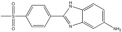  2-[4-(methylsulfonyl)phenyl]-1H-benzimidazol-5-amine
