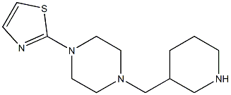 2-[4-(piperidin-3-ylmethyl)piperazin-1-yl]-1,3-thiazole