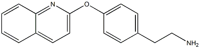 2-[4-(quinolin-2-yloxy)phenyl]ethanamine Structure