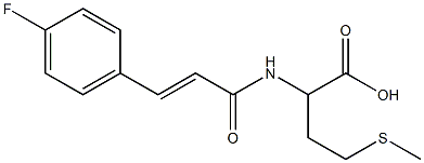 2-{[(2E)-3-(4-fluorophenyl)prop-2-enoyl]amino}-4-(methylthio)butanoic acid
