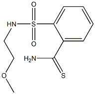 2-{[(2-methoxyethyl)amino]sulfonyl}benzenecarbothioamide