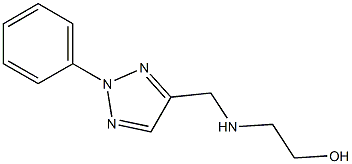  2-{[(2-phenyl-2H-1,2,3-triazol-4-yl)methyl]amino}ethan-1-ol