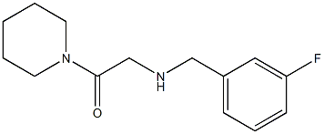  2-{[(3-fluorophenyl)methyl]amino}-1-(piperidin-1-yl)ethan-1-one
