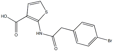  2-{[(4-bromophenyl)acetyl]amino}thiophene-3-carboxylic acid