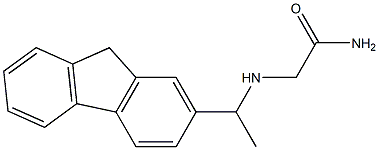 2-{[1-(9H-fluoren-2-yl)ethyl]amino}acetamide|