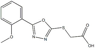 2-{[5-(2-methoxyphenyl)-1,3,4-oxadiazol-2-yl]sulfanyl}acetic acid