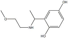 2-{1-[(2-methoxyethyl)amino]ethyl}benzene-1,4-diol