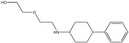 2-{2-[(4-phenylcyclohexyl)amino]ethoxy}ethan-1-ol Struktur