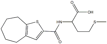 2-{4H,5H,6H,7H,8H-cyclohepta[b]thiophen-2-ylformamido}-4-(methylsulfanyl)butanoic acid