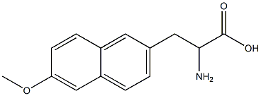 2-amino-3-(6-methoxy-2-naphthyl)propanoic acid Structure