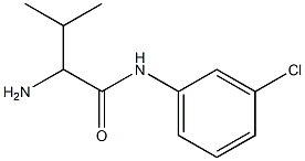  2-amino-N-(3-chlorophenyl)-3-methylbutanamide