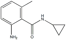 2-amino-N-cyclopropyl-6-methylbenzamide Structure