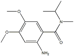 2-amino-N-isopropyl-4,5-dimethoxy-N-methylbenzamide Structure