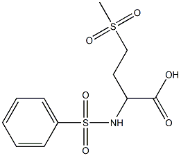 2-benzenesulfonamido-4-methanesulfonylbutanoic acid