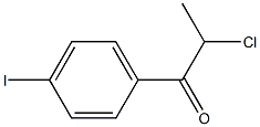 2-chloro-1-(4-iodophenyl)propan-1-one Structure