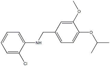 2-chloro-N-{[3-methoxy-4-(propan-2-yloxy)phenyl]methyl}aniline