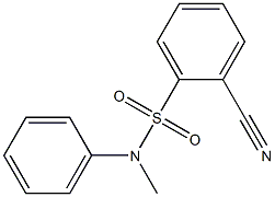  2-cyano-N-methyl-N-phenylbenzenesulfonamide