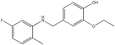 2-ethoxy-4-{[(5-fluoro-2-methylphenyl)amino]methyl}phenol