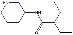 2-ethyl-N-(piperidin-3-yl)butanamide Structure
