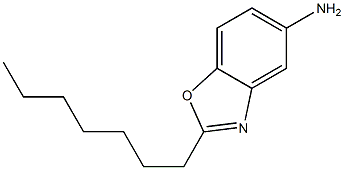 2-heptyl-1,3-benzoxazol-5-amine Structure