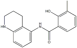 2-hydroxy-3-methyl-N-(1,2,3,4-tetrahydroquinolin-5-yl)benzamide