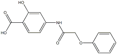 2-hydroxy-4-(2-phenoxyacetamido)benzoic acid