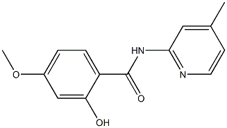 2-hydroxy-4-methoxy-N-(4-methylpyridin-2-yl)benzamide