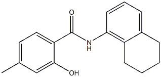 2-hydroxy-4-methyl-N-(5,6,7,8-tetrahydronaphthalen-1-yl)benzamide