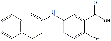 2-hydroxy-5-[(3-phenylpropanoyl)amino]benzoic acid
