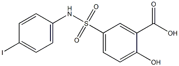  2-hydroxy-5-[(4-iodophenyl)sulfamoyl]benzoic acid