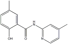  2-hydroxy-5-methyl-N-(4-methylpyridin-2-yl)benzamide