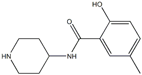  2-hydroxy-5-methyl-N-(piperidin-4-yl)benzamide