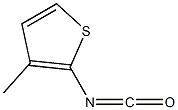 2-isocyanato-3-methylthiophene Structure