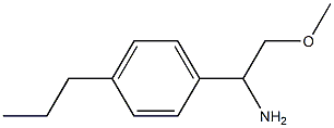 2-methoxy-1-(4-propylphenyl)ethanamine