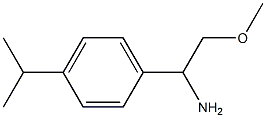 2-methoxy-1-[4-(propan-2-yl)phenyl]ethan-1-amine Structure