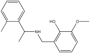 2-methoxy-6-({[1-(2-methylphenyl)ethyl]amino}methyl)phenol