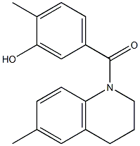  2-methyl-5-[(6-methyl-1,2,3,4-tetrahydroquinolin-1-yl)carbonyl]phenol