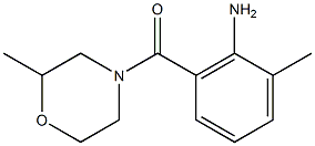  2-methyl-6-[(2-methylmorpholin-4-yl)carbonyl]aniline