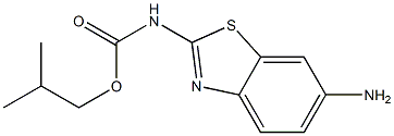  2-methylpropyl N-(6-amino-1,3-benzothiazol-2-yl)carbamate