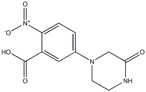  2-nitro-5-(3-oxopiperazin-1-yl)benzoic acid