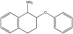 2-phenoxy-1,2,3,4-tetrahydronaphthalen-1-amine 结构式