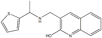  3-({[1-(thiophen-2-yl)ethyl]amino}methyl)quinolin-2-ol