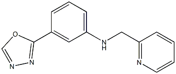 3-(1,3,4-oxadiazol-2-yl)-N-(pyridin-2-ylmethyl)aniline